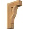 Ekena Millwork Funston Block Rough Sawn Bracket, Western Red Cedar, 6"W x 20"D x 32"H BKT06X20X32FST05RWR - alternate 1